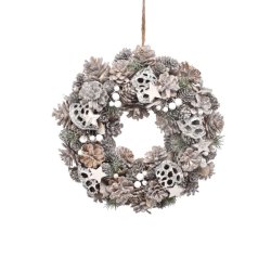 Dekorationskrans slv D35 cm